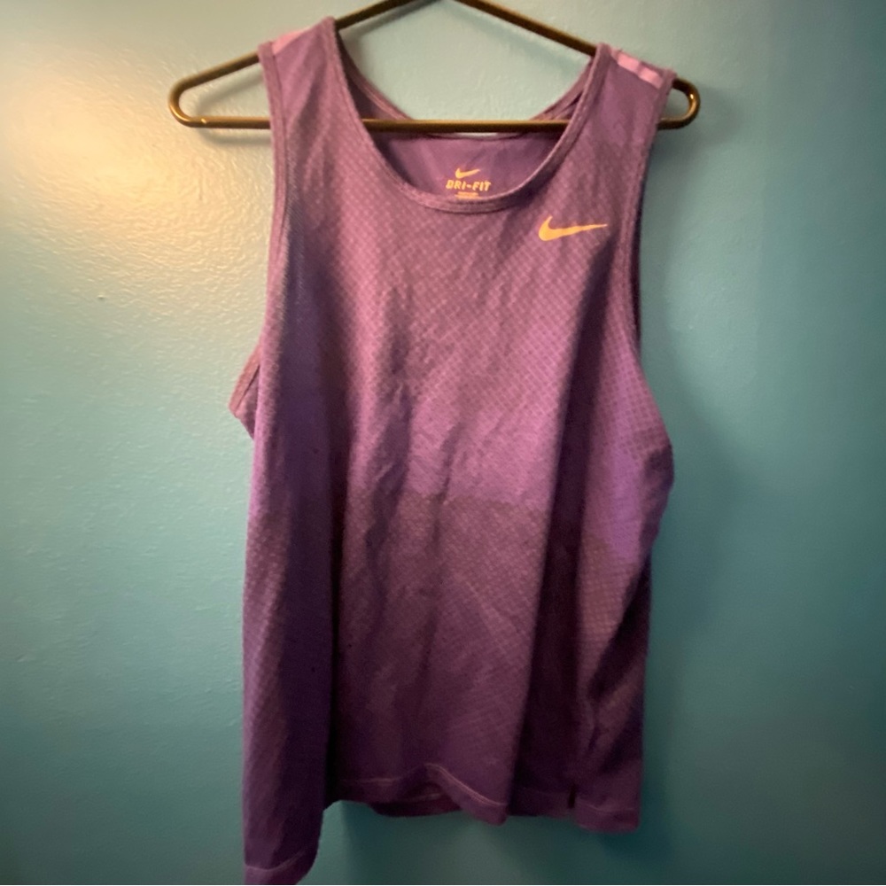 Nike Medium Dri Fit purple tank top